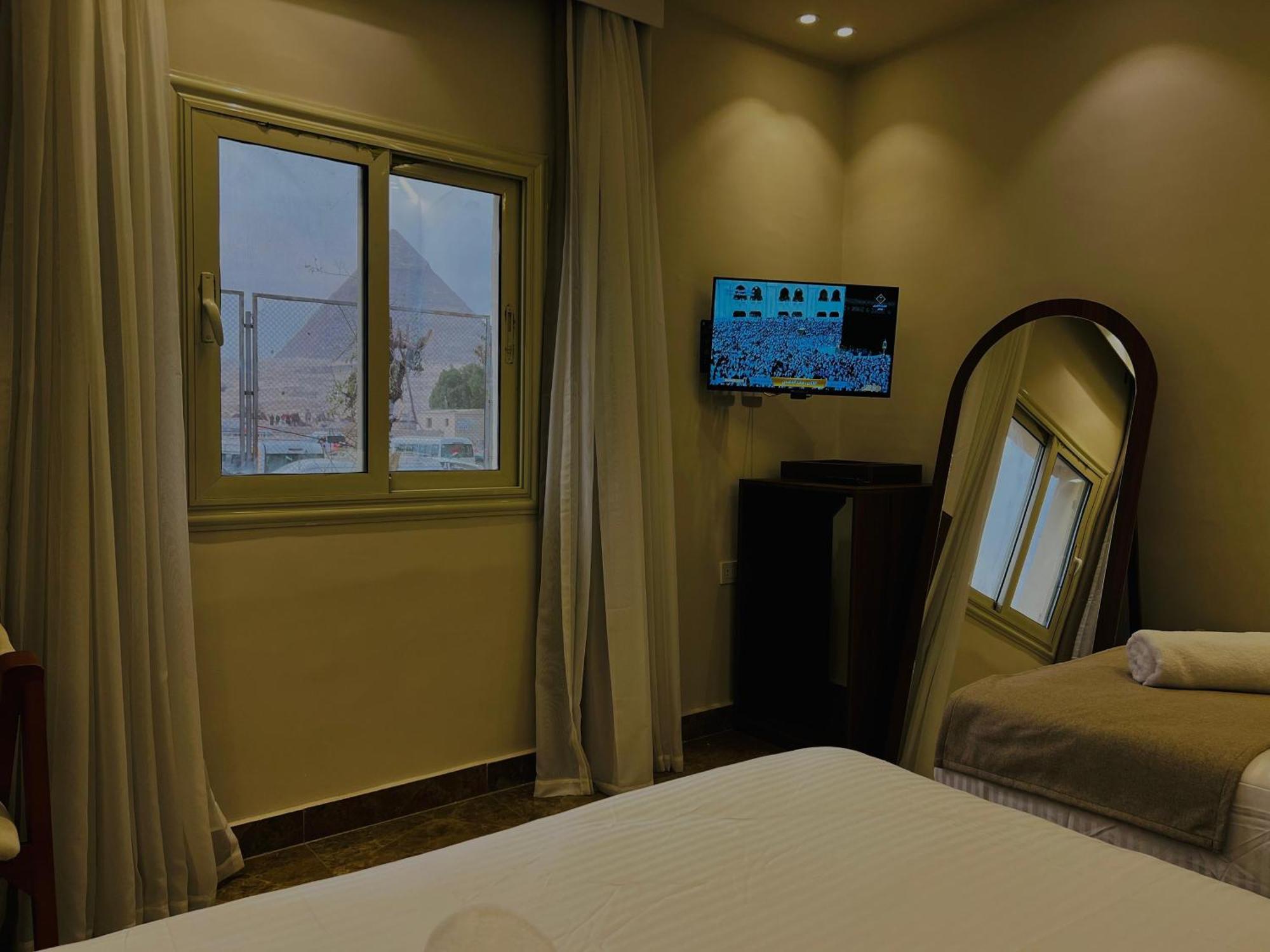 Hotel Great Scarab Pyramids View Kafret el-Gabal Exteriér fotografie