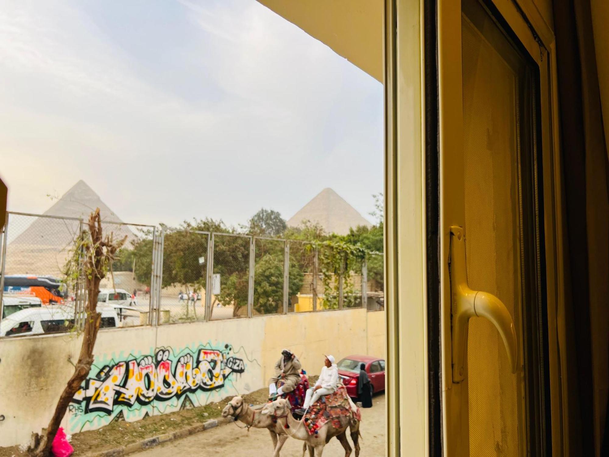 Hotel Great Scarab Pyramids View Kafret el-Gabal Exteriér fotografie