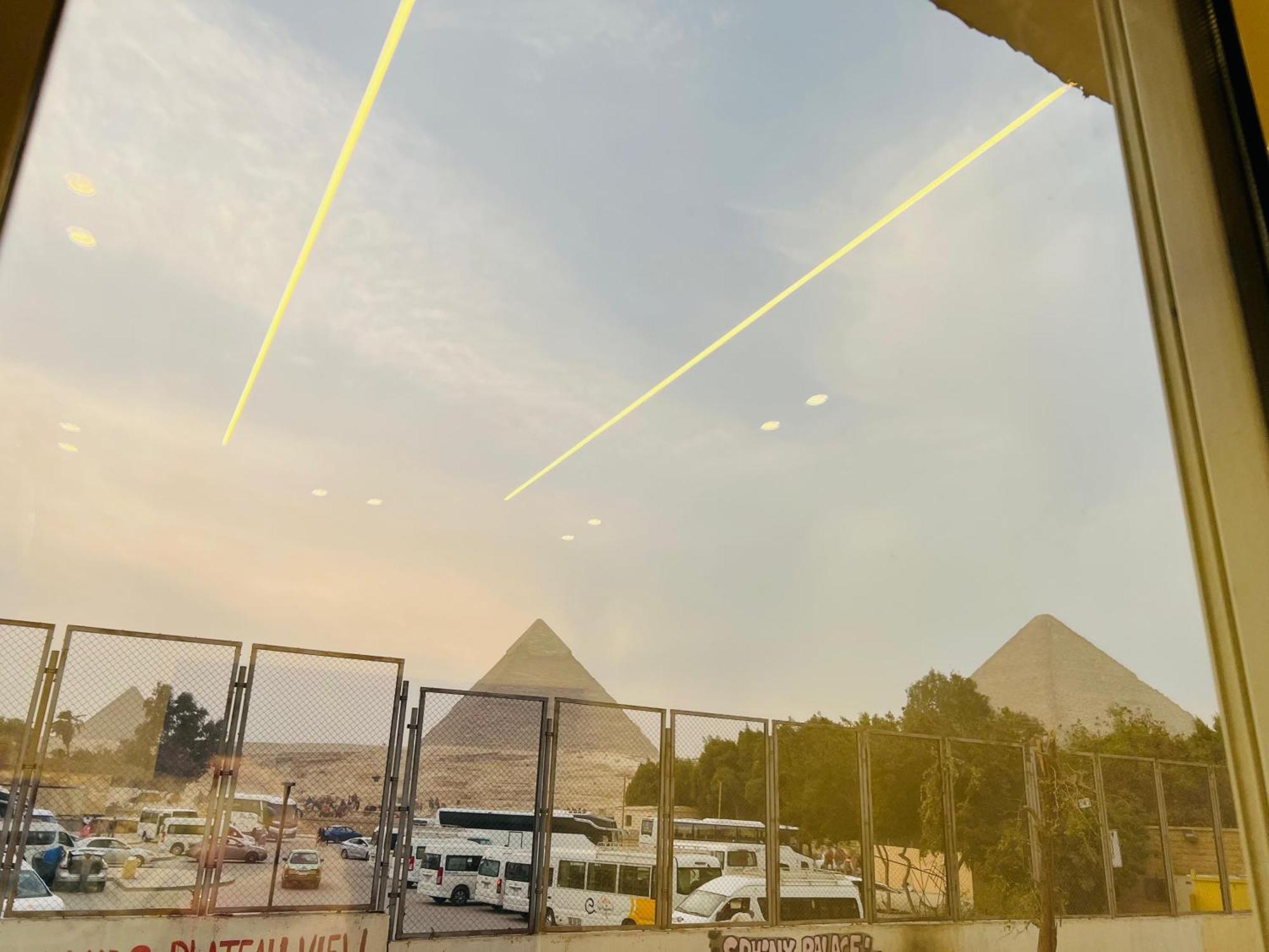 Hotel Great Scarab Pyramids View Kafret el-Gabal Exteriér fotografie