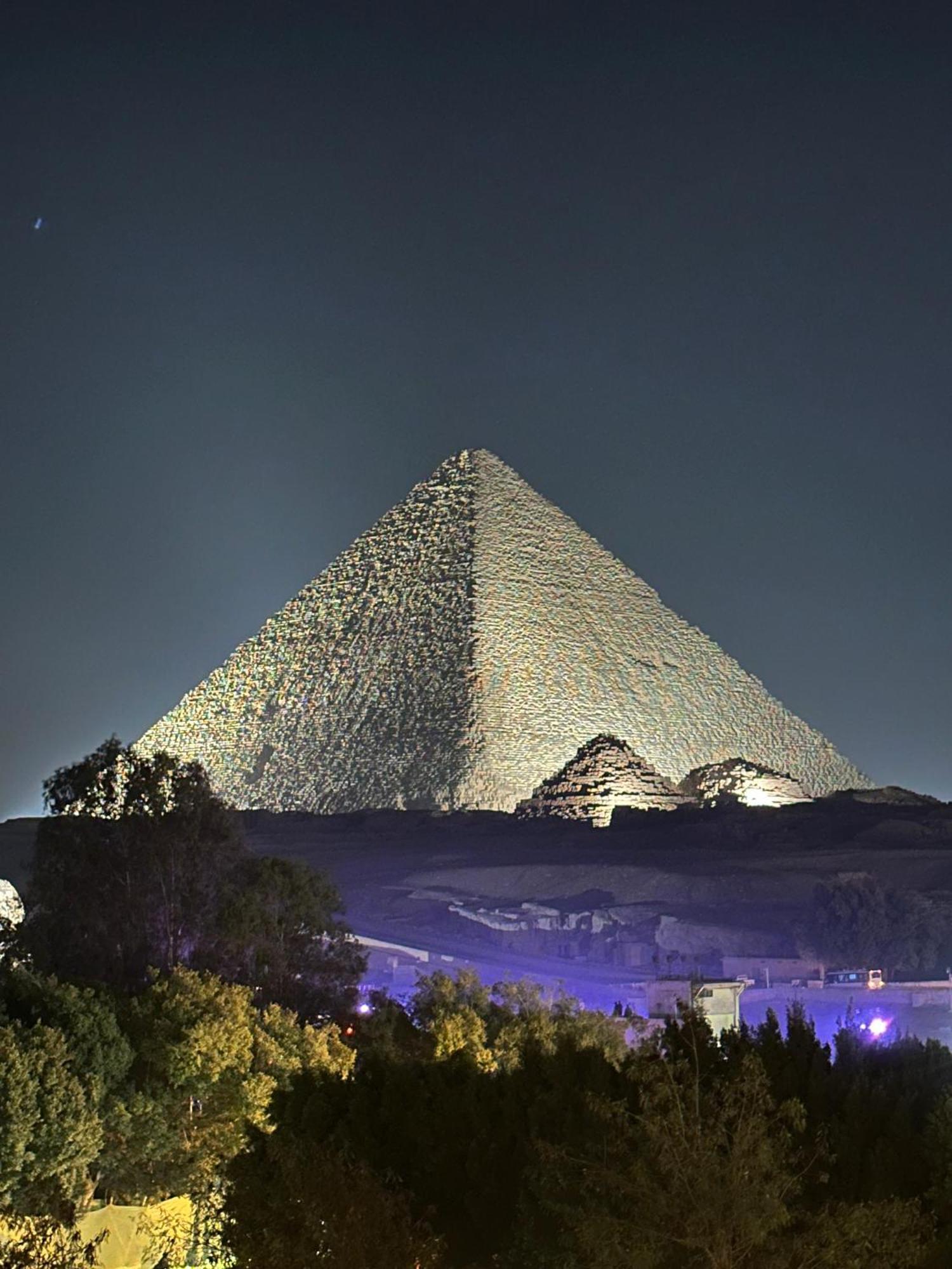 Hotel Great Scarab Pyramids View Kafret el-Gabal Exteriér fotografie